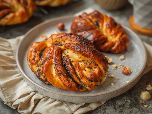 Булочка с маком